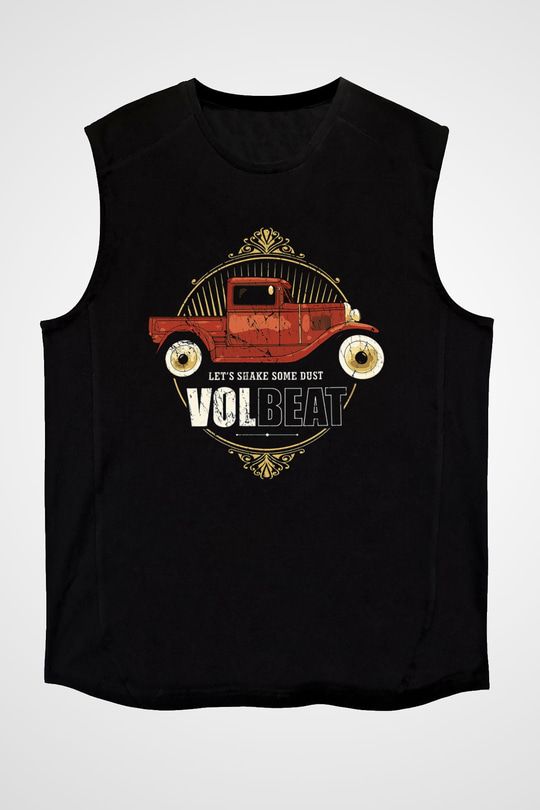 Volbeat Siyah Unisex Kolsuz Tişört