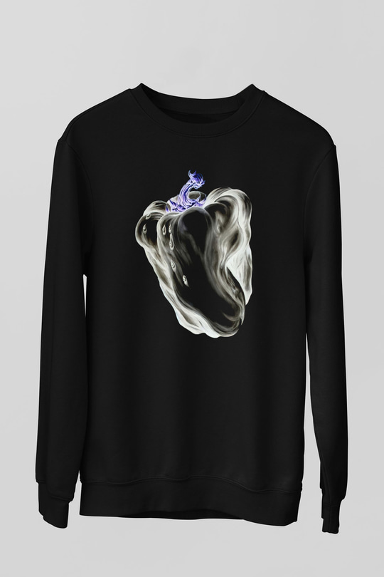Ween Siyah Unisex Sweatshirt