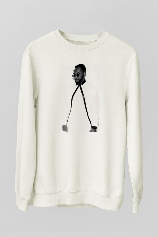 Will.I.Am Beyaz Unisex Sweatshirt