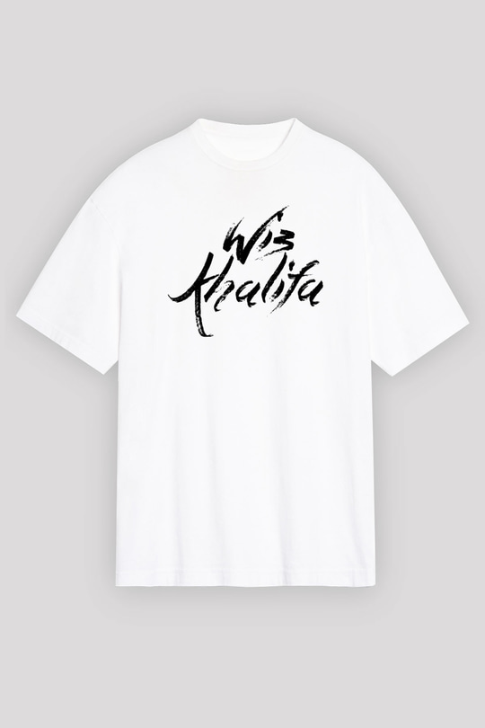 Wiz Khalifa Beyaz Unisex Oversize Tişört T-Shirt