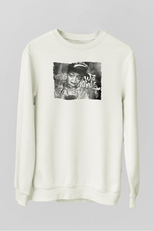 Wiz Khalifa Beyaz Unisex Sweatshirt