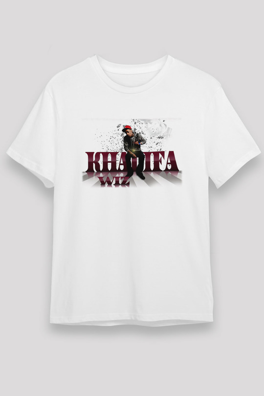 Wiz Khalifa Beyaz Unisex Tişört T-Shirt - TişörtFabrikası