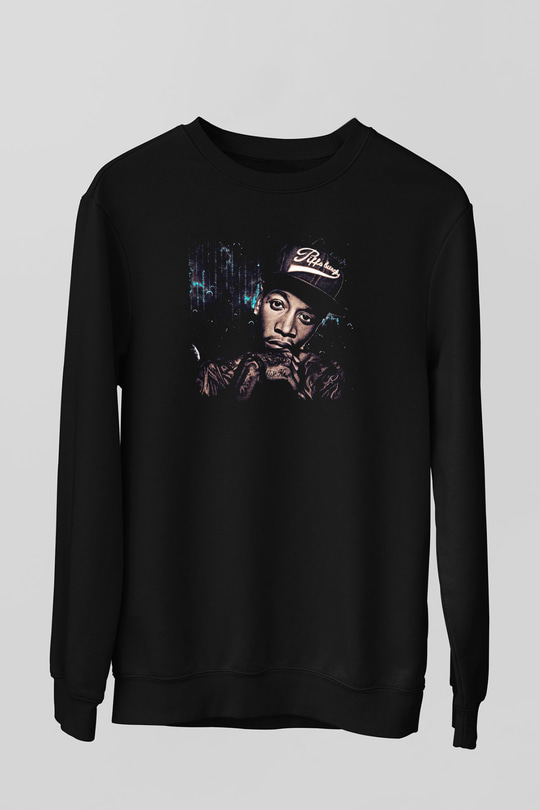 Wiz Khalifa Siyah Unisex Sweatshirt