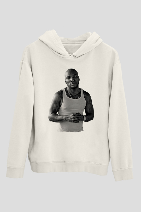 Young Jeezy Beyaz Unisex Kapüşonlu Sweatshirt