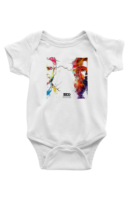 Zedd Baskılı Beyaz Unisex Bebek Body - Zıbın