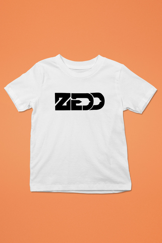 Zedd Beyaz Unisex Çocuk Tişört