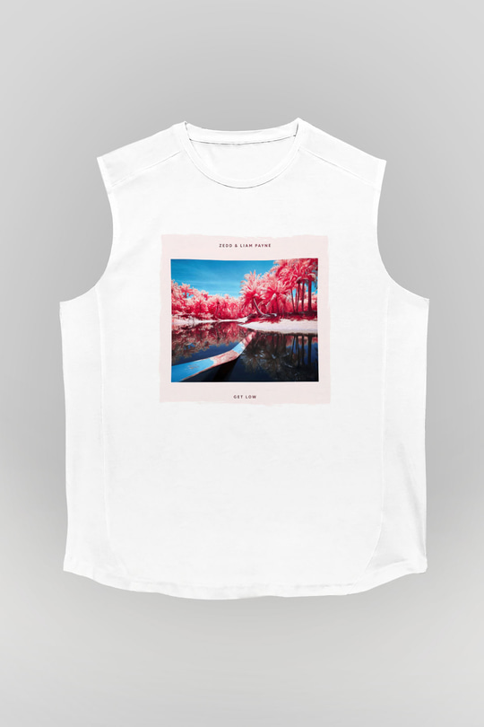 Zedd Beyaz Unisex Kolsuz Tişört