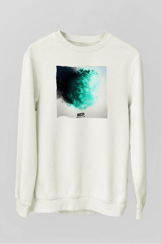 Zedd Beyaz Unisex Sweatshirt