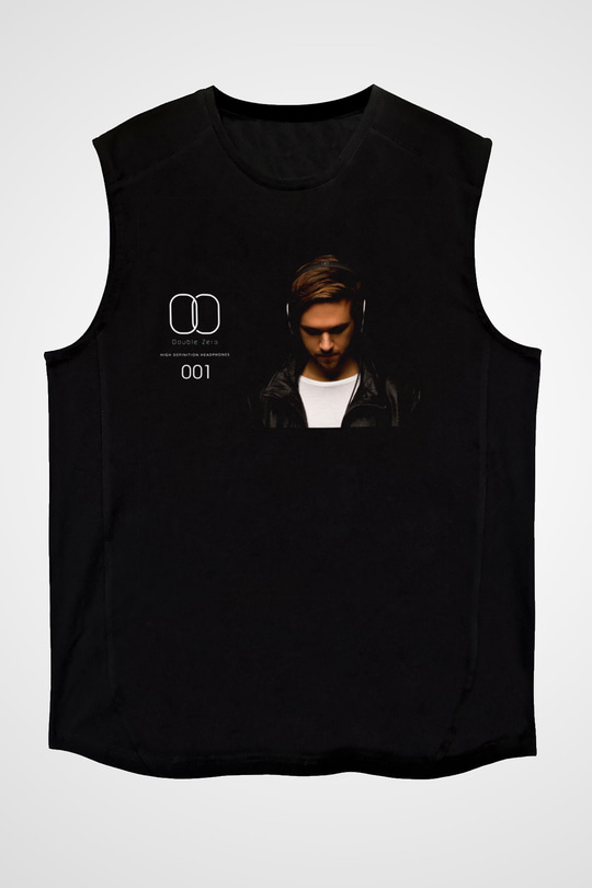 Zedd Siyah Unisex Kolsuz Tişört