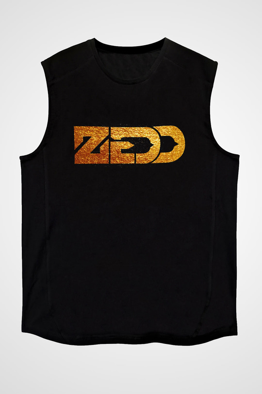 Zedd Siyah Unisex Kolsuz Tişört