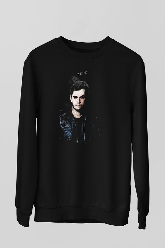 Zedd Siyah Unisex Sweatshirt