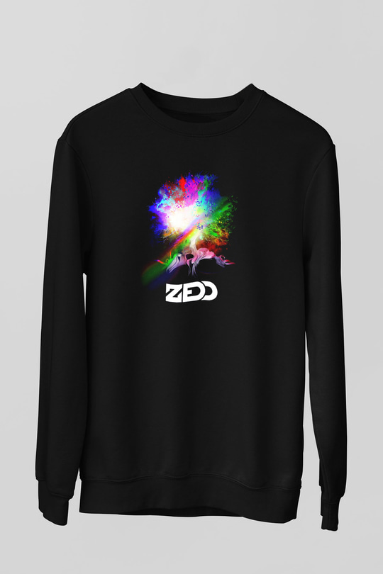 Zedd Siyah Unisex Sweatshirt
