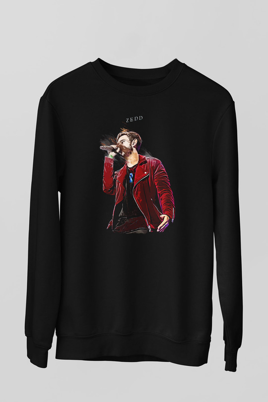 Zedd Siyah Unisex Sweatshirt