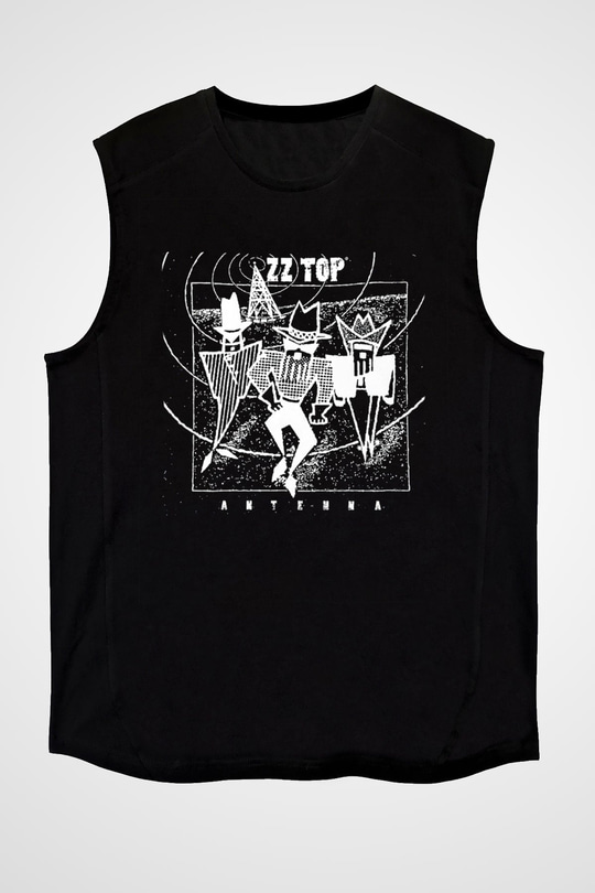 ZZ Top Siyah Unisex Kolsuz Tişört