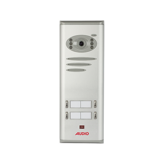 Audio 008317 E04 Basic Kameralı Butonlu Zil Paneli 4lü