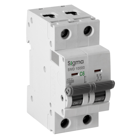 Sigma SMD10000 10kA 2P C63  Otomatik Sigorta