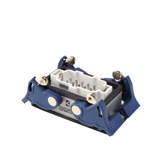 Emas EBM10FM44 Metal 10 Kontak Makine Tipi Fiş 16A Alttan Girişli 4 Mandallı