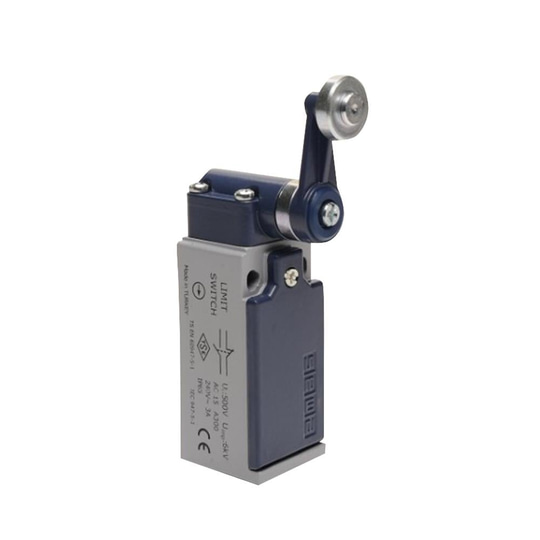 Emas L51K13MEM121 L51 Metal Gövde 18 mm Metal Kollu Makara Ani Hareketli 1NO+1NC Sınır Şalter