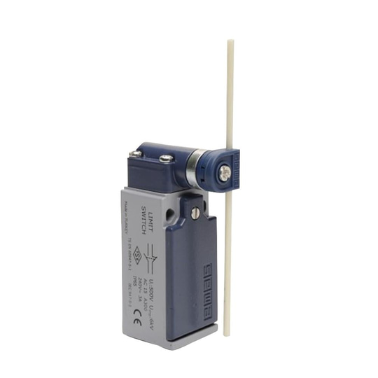 Emas L51K13REF121 L51 Metal Gövde 3 mm Fiber Rijit Kol Ani Hareketli 1NO+1NC Sınır Şalter
