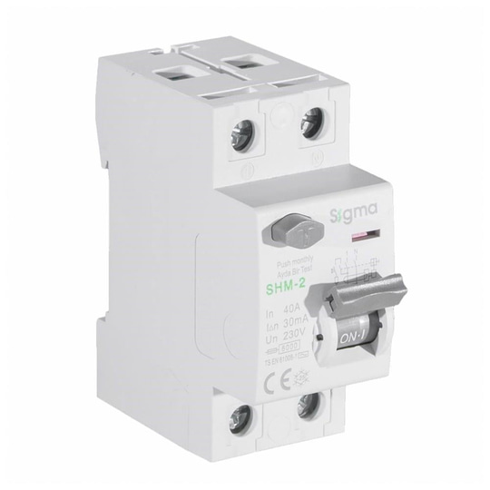Sigma SHM 2P 300mA 40A 6KA Kaçak Akım Koruma Rölesi
