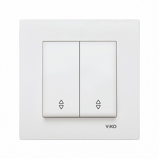 Viko Karre/Meridian Beyaz Komütatör Vavien (Çerçeve Hariç)