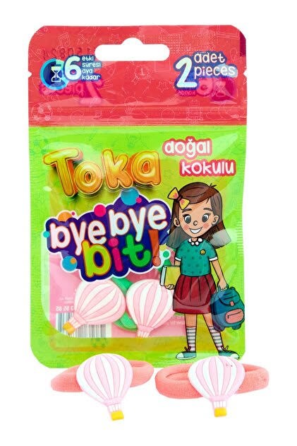 Bye Bye Bit Doğal Kokulu Lastik Bit Tokası 2li