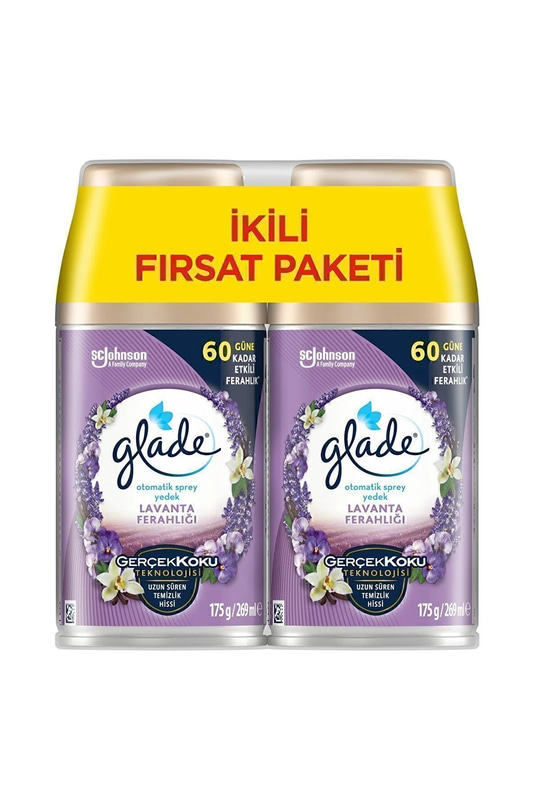 Glade Otomatik Sprey Oda Kokusu Yedek Lavanta Ferahlığı 2 x 269 ML