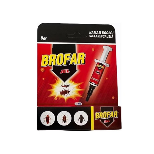 Brofar Jel Hamam Böceği Ve Karınca Jeli 5 gr Böcek Jeli