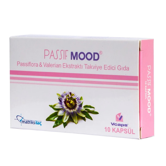 Passif Mood Passiflora & Kediotu Ekstraktı 10 Kapsül