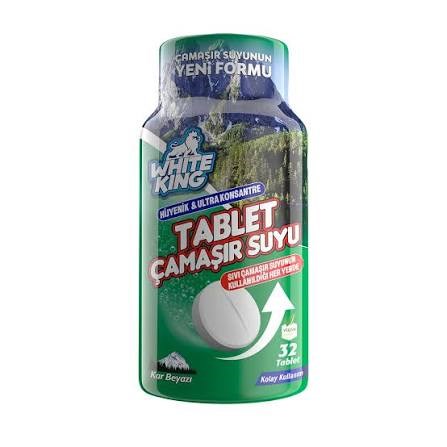 White King Çamaşır Suyu Tablet Kar Beyazı 32li