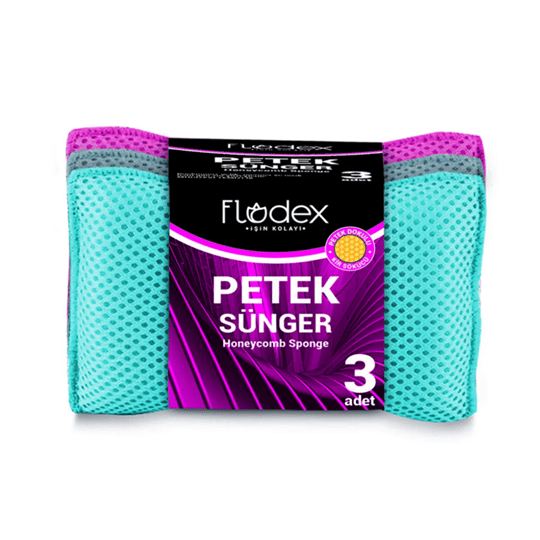 Flodex Sünger Petek Doku 3’lü