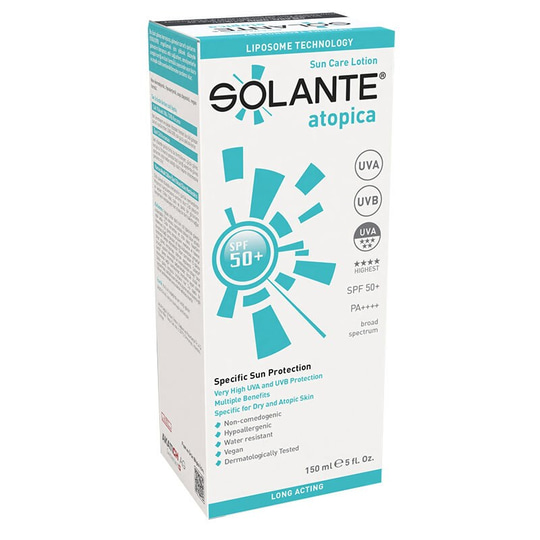 Solante Atopica Güneş Koruyucu Losyon Spf 50 Faktör 150 ml Atopik Ciltler