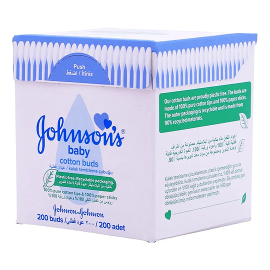 Johnsons Baby Kulak Temizleme Çubuğu 200lü