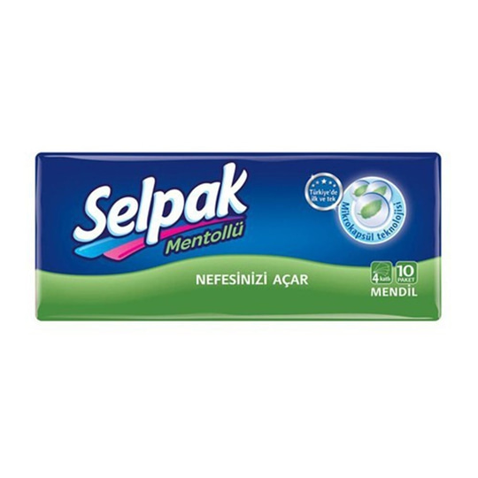 Selpak Mendil Mentol Etkili 10lu