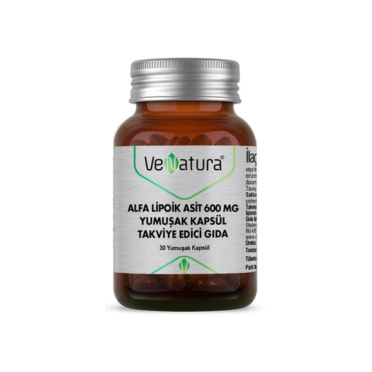 Venatura Alfa Lipoik Asit 600 mg 30 Kapsül