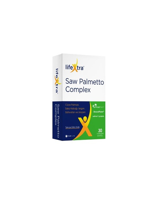 Lifextra Saw Palmetto Complex 30 Yumuşak Kapsül