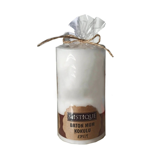 Mumsan Candle Baton Kokulu Mum 7x10 Krem 1 Adet