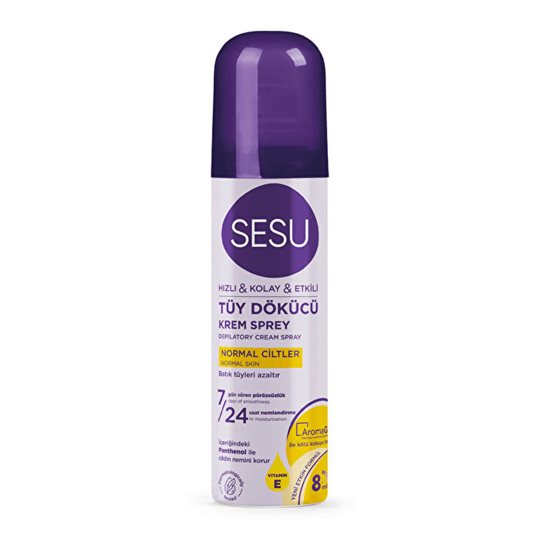 Sesu Normal Ciltler İçin Tüy Dökücü Krem Sprey 150 ml
