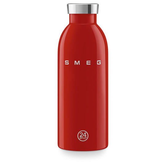 Smeg 50s Style Retro Clima Bottle Çelik Termos 500 ml - Kırmızı