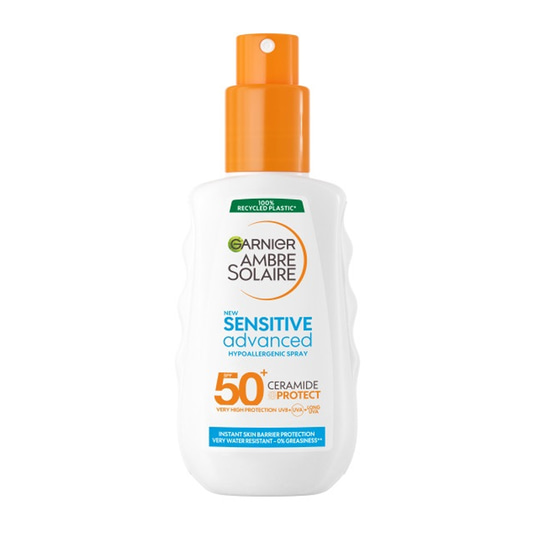Garnier Ambre Solaire Sensitive Advanced Hipoalerjenik Güneş Koruyucu Sprey SPF50 150 ml