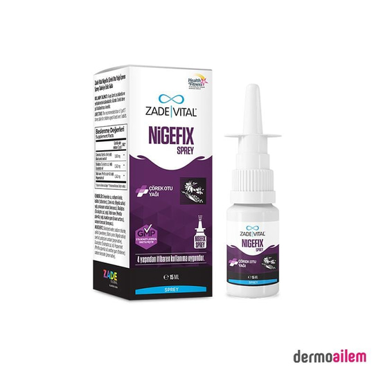 Zade Vital Nigefix Nazal Sprey 15 ml