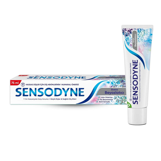 Sensodyne Ekstra Beyazlatıcı Florürlü Diş Macunu 75 ml