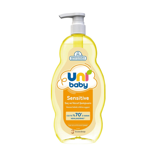 Uni Baby Sensitive Saç ve Vücut Şampuanı 900 ml