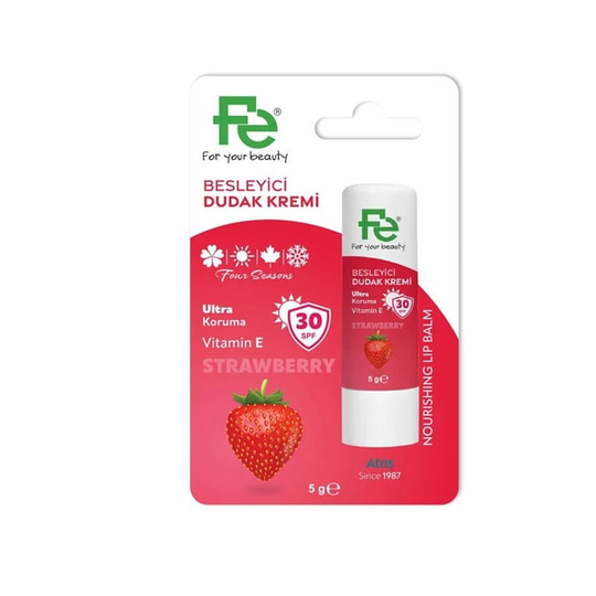Fe Lip Balm Çilekli SPF30 5 gr