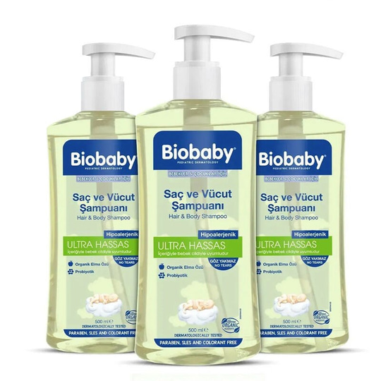 Biobaby Şampuan 500 ml - 3 Al 2 Öde