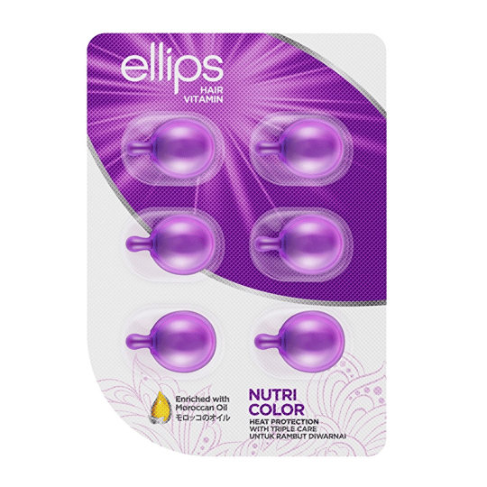 Ellips Saç Vitamini Boyalı Saçlara Özel Mor 6lı Kapsül 6lı