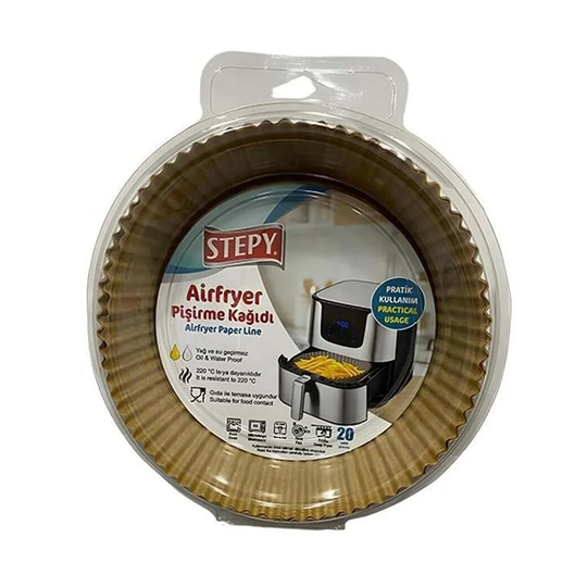 Stepy Airfryer Pişirme Kağıdı 20li