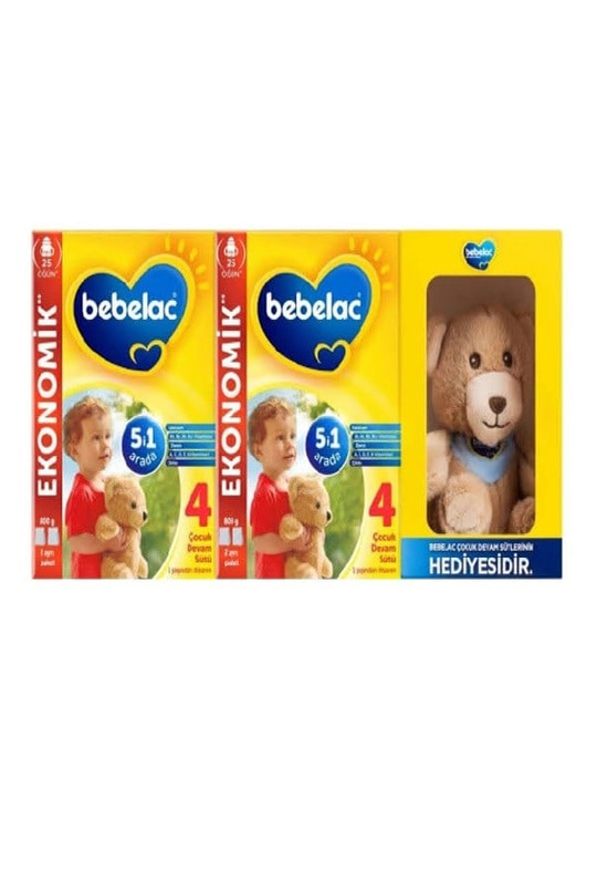 Bebelac 4 800 gr 2li - Ayıcık Hediyeli