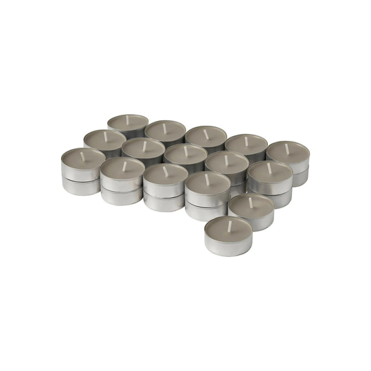 İKEA Lotsfagel Kokulu Tealight Mum Kahverengi - Sandal Ağacı ve Paçuli
