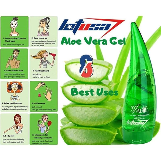 Lotusa 99% Purity Aloe Vera Gel 250 ml